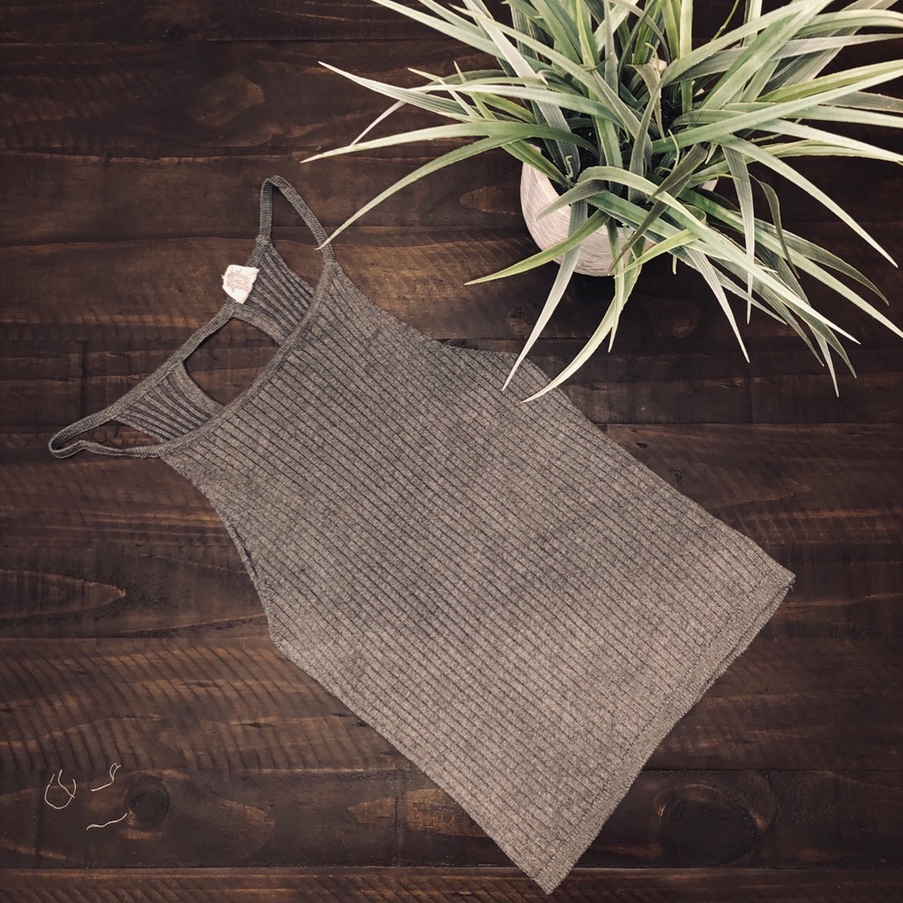 Gray Full Tilt Halter Top